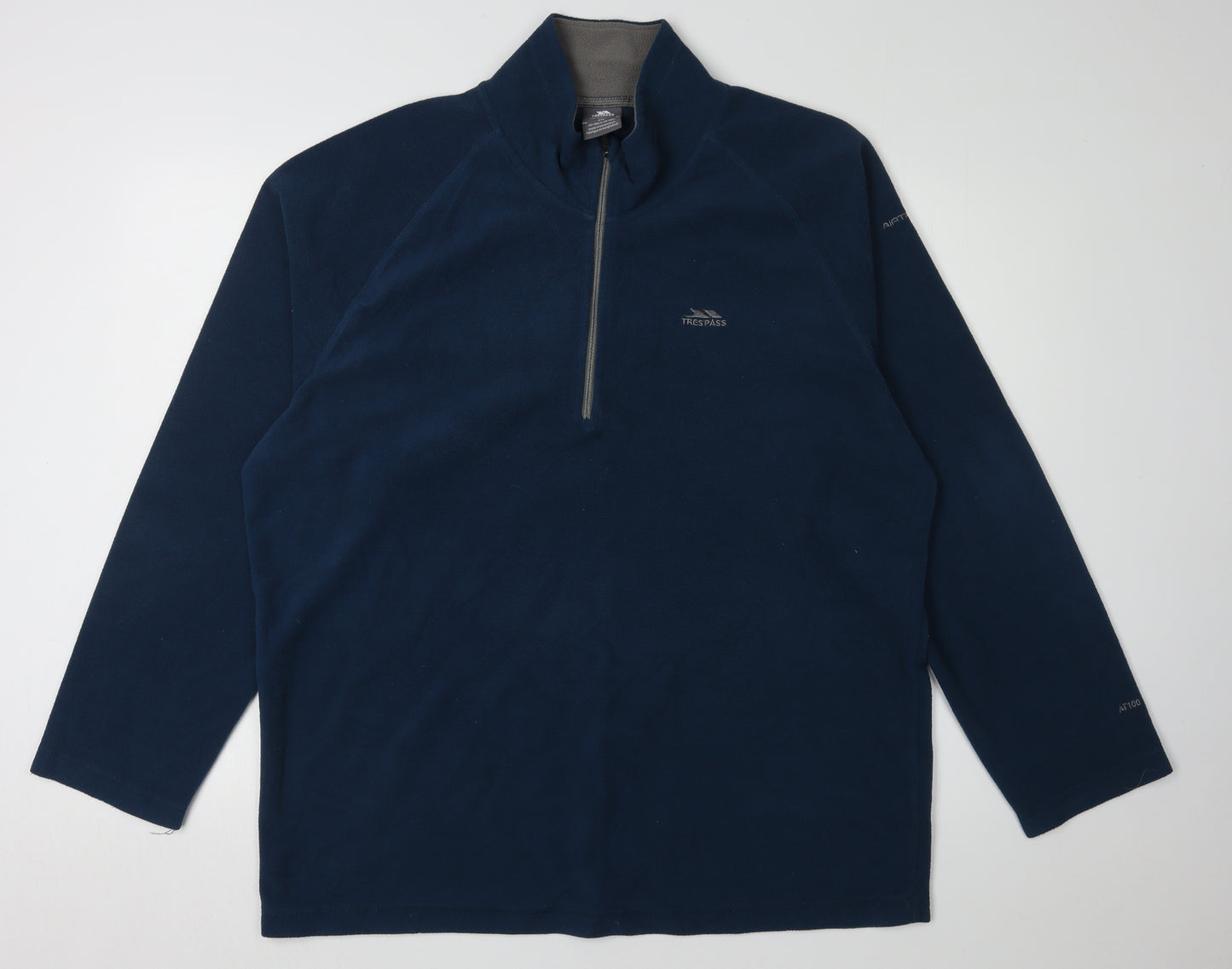Trespass Men's Blue 2XL Outdoor Fleece Sweatshirt