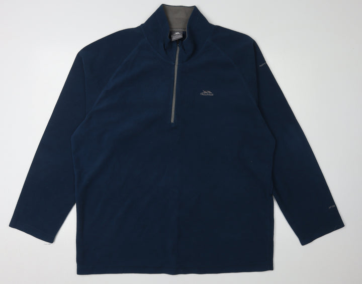 Trespass Men's Blue 2XL Outdoor Fleece Sweatshirt