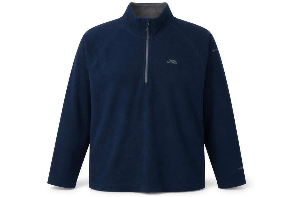 Trespass Men's Blue 2XL Outdoor Fleece Sweatshirt