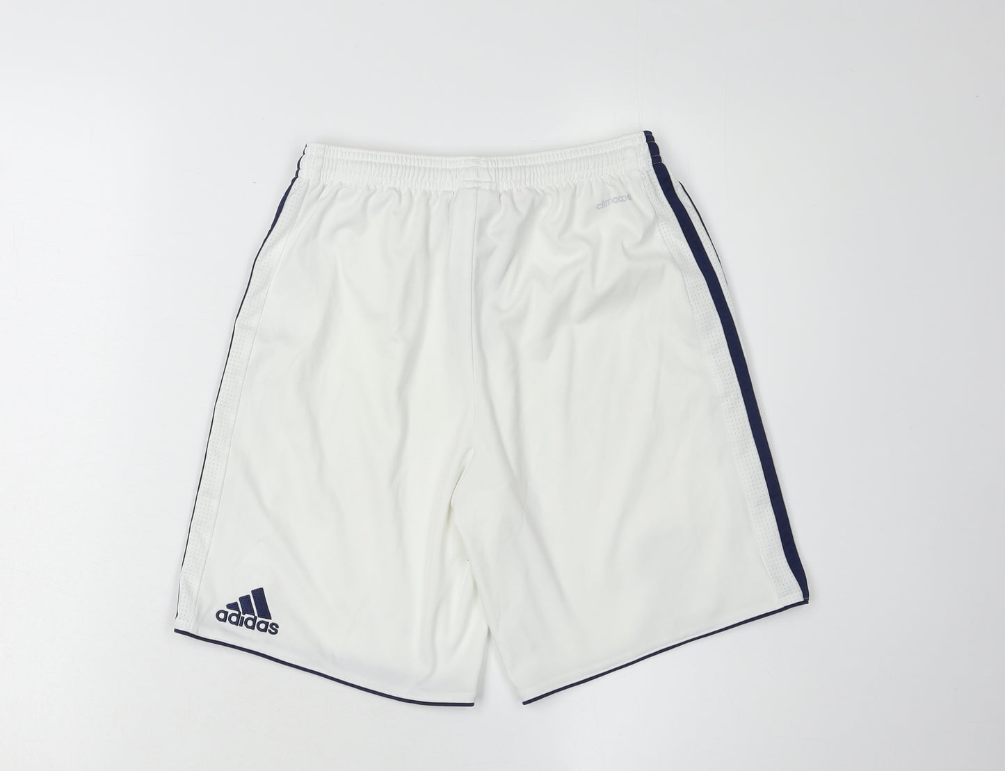Adidas Boys White Athletic Shorts Size 13-14 Years