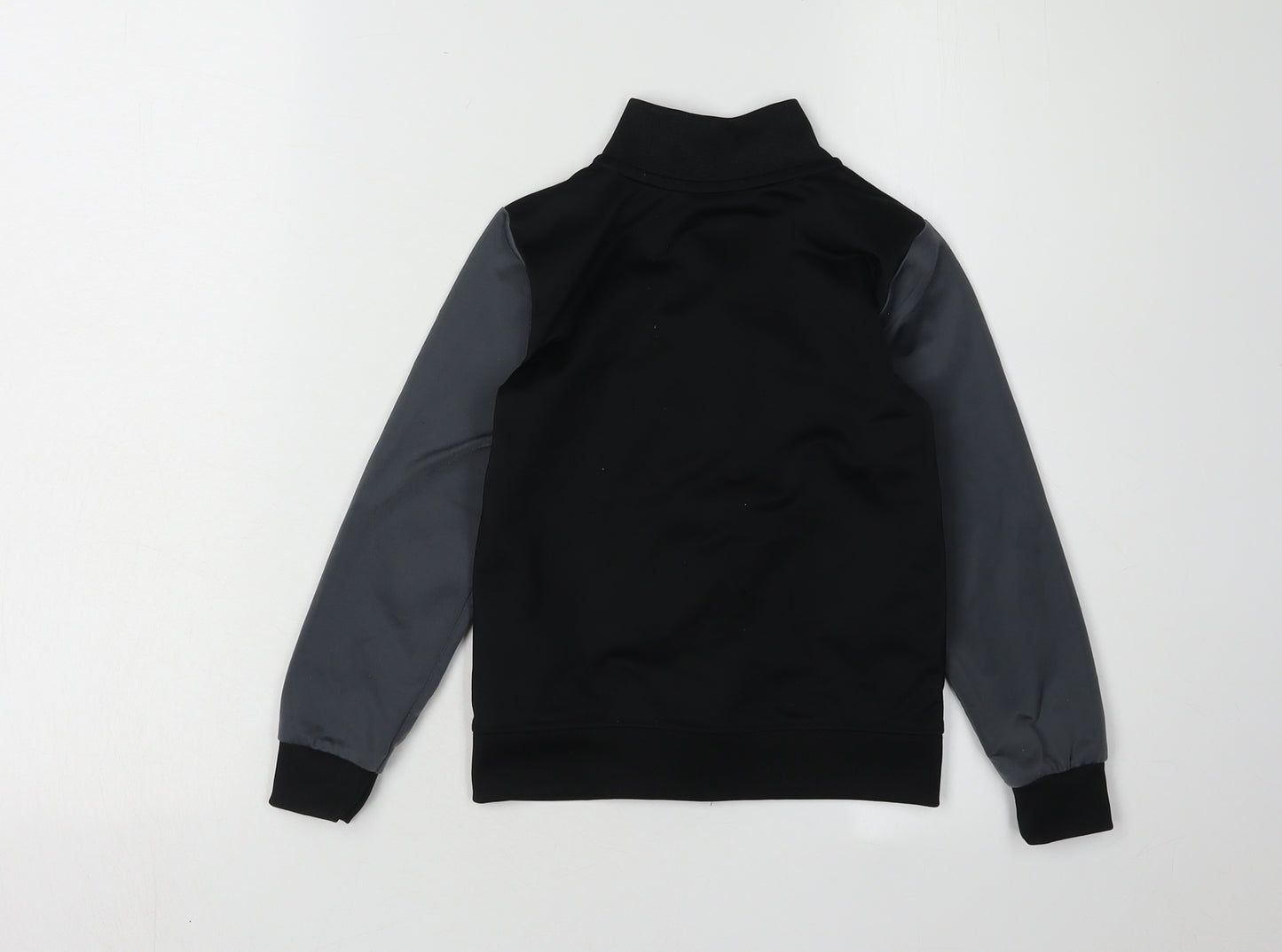 Nike Boys Black Full Zip Hoodie, 4 Years, Logo Accents