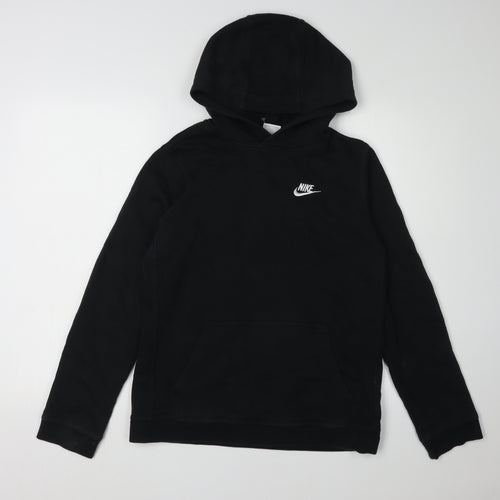 Nike Boys Black Pullover Hoodie XL - Casual Comfort & Style