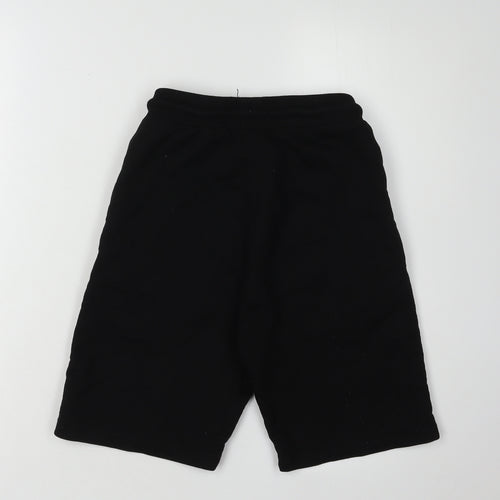 McKenzie Boys Black Sweat Shorts, Size 12-13 Years