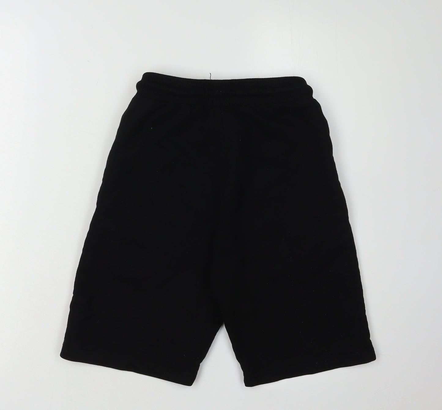 McKenzie Boys Black Sweat Shorts, Size 12-13 Years