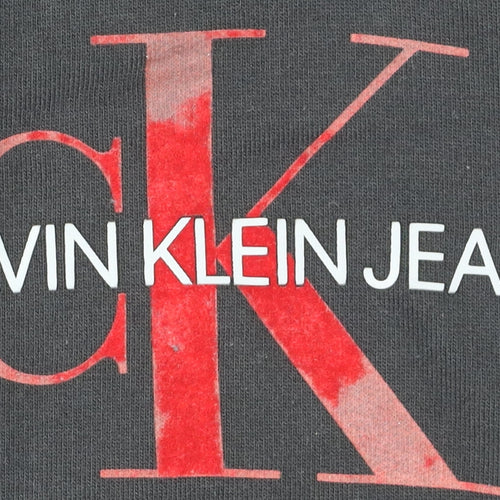 Calvin Klein Jeans Men's Medium Black Hoodie