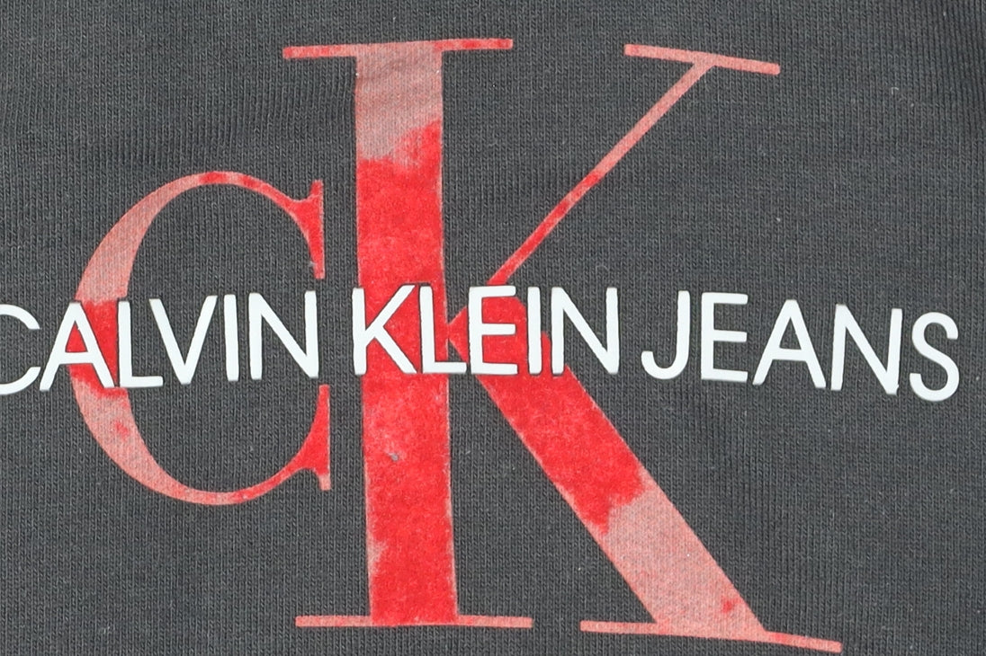 Calvin Klein Jeans Men's Medium Black Hoodie