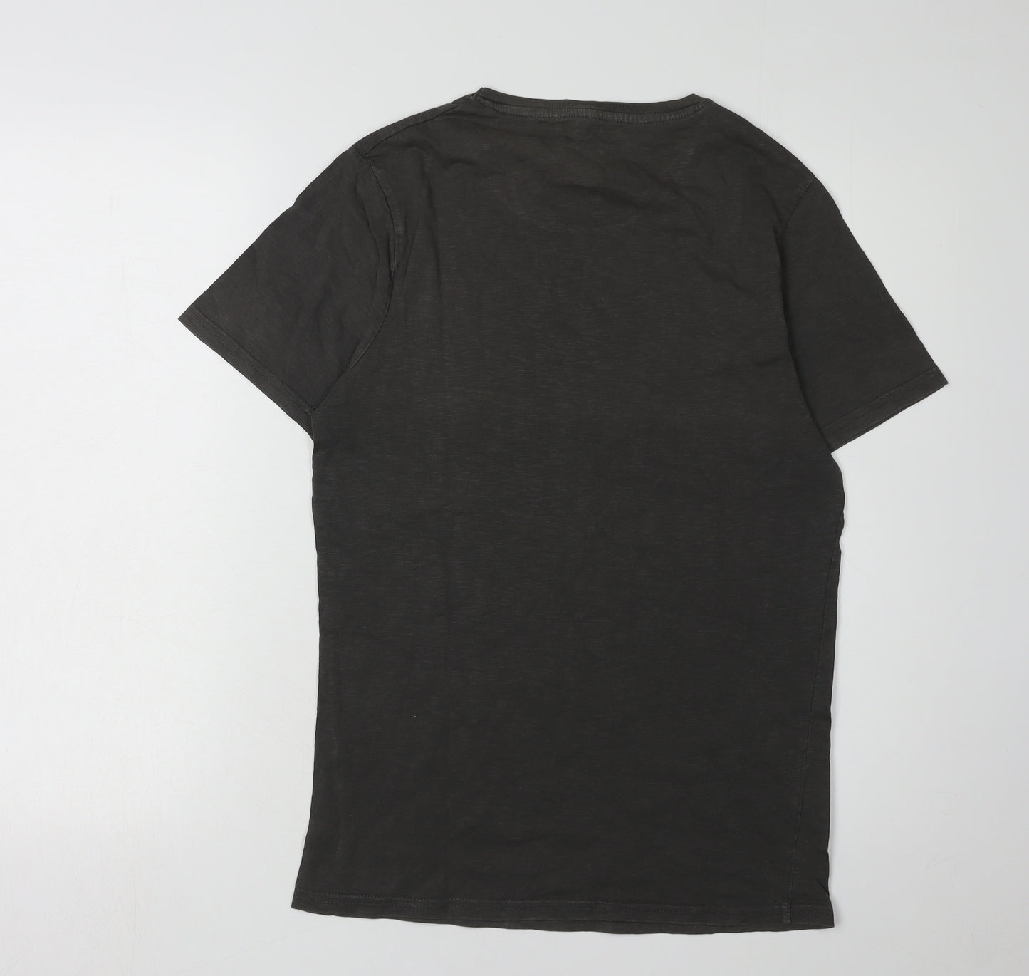 Lefties Men's Black Motorcycle Graphic T-Shirt M