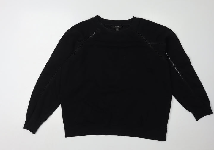 NEXT Women's Black Medium Pullover Sweatshirt