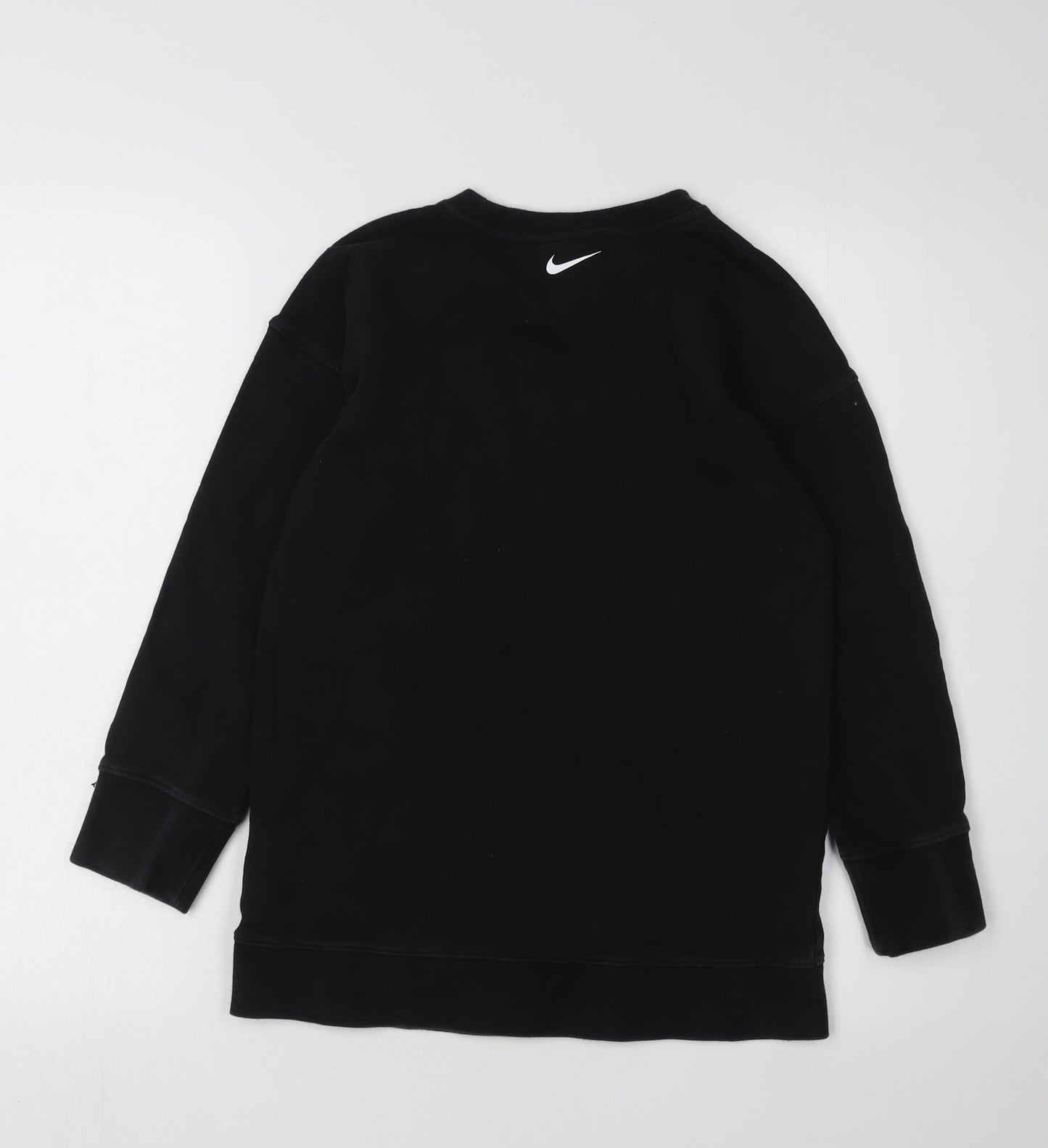 Nike Boys Black Pullover Sweatshirt S - Casual Sport Style