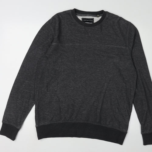 Redherring Men's Grey Medium Crew Neck Pullover Sweatshirt