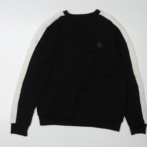 Soul Star Men's Black Pullover Sweatshirt - M