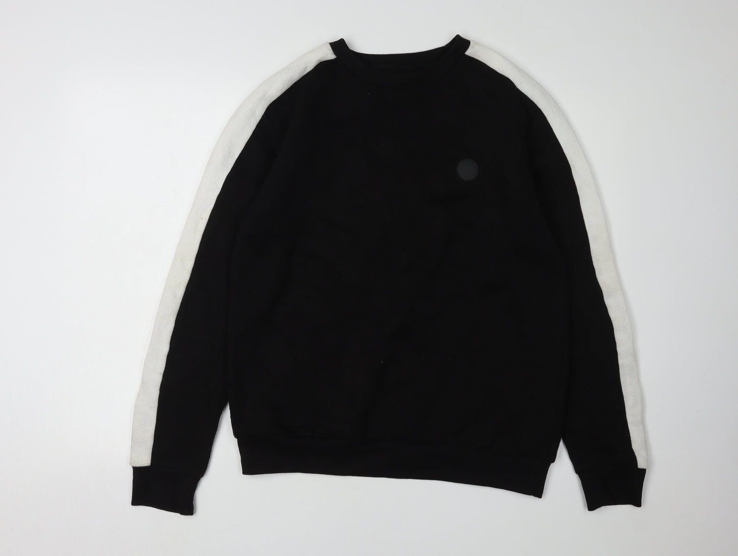 Soul Star Men's Black Pullover Sweatshirt - M