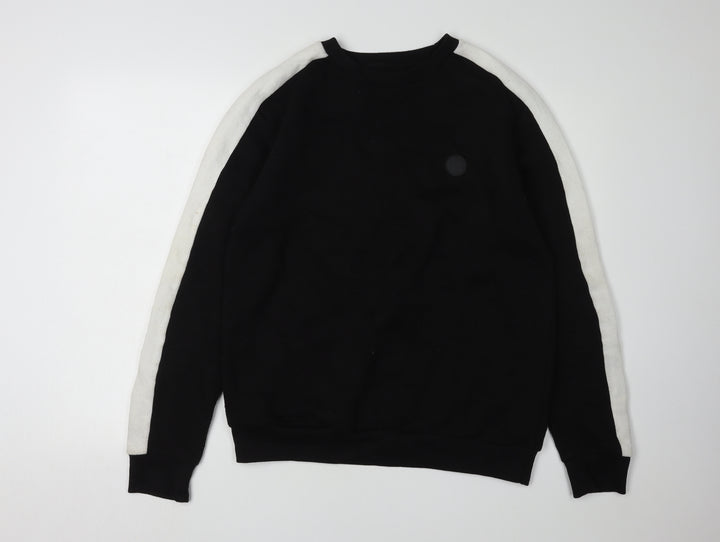 Soul Star Men's Black Pullover Sweatshirt - M