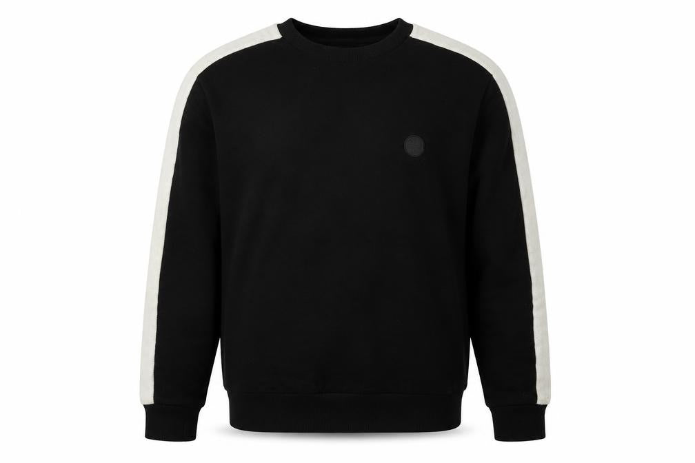 Front view of Soul Star Men's Black Pullover Sweatshirt - M
