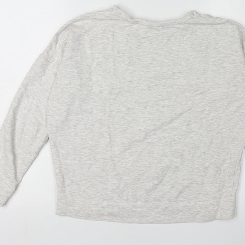 The White Company Women's Grey Pullover Sweatshirt S