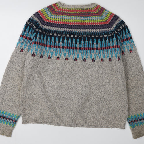 Weird Fish Women's Multicoloured Pullover Jumper Size 16