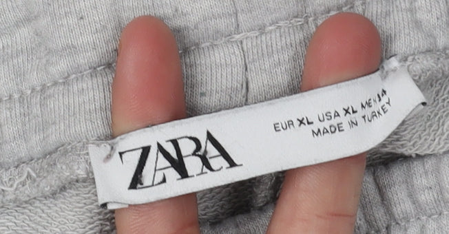 Zara Men's Grey Jogger Trousers XL