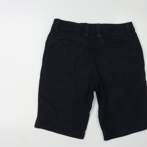 South Coast Men's Black Chino Shorts Size 32