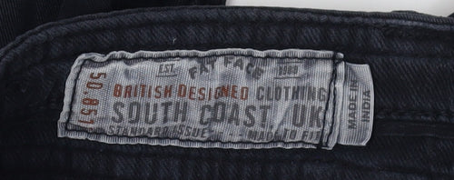 South Coast Men's Black Chino Shorts Size 32