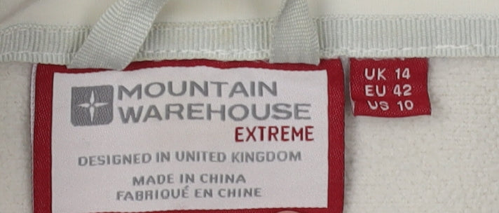 Mountain Warehouse Women's Grey Waterproof Jacket Size 14