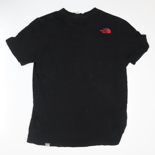 The North Face Men's T-Shirt, Black, Medium, Cotton, Logo