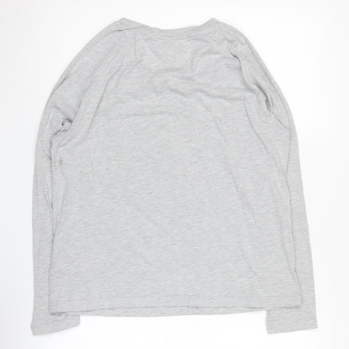 Disney Women's Grey Mickey Mouse Pyjama Top M