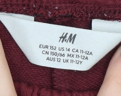 H&M Girls Red Harry Potter Shorts, 11-12 Years, Casual & Fun