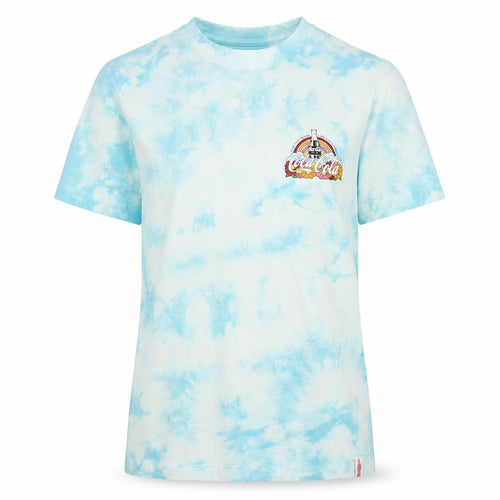 Coca-Cola Blue Retro T-Shirt, Unisex, M, Short Sleeve