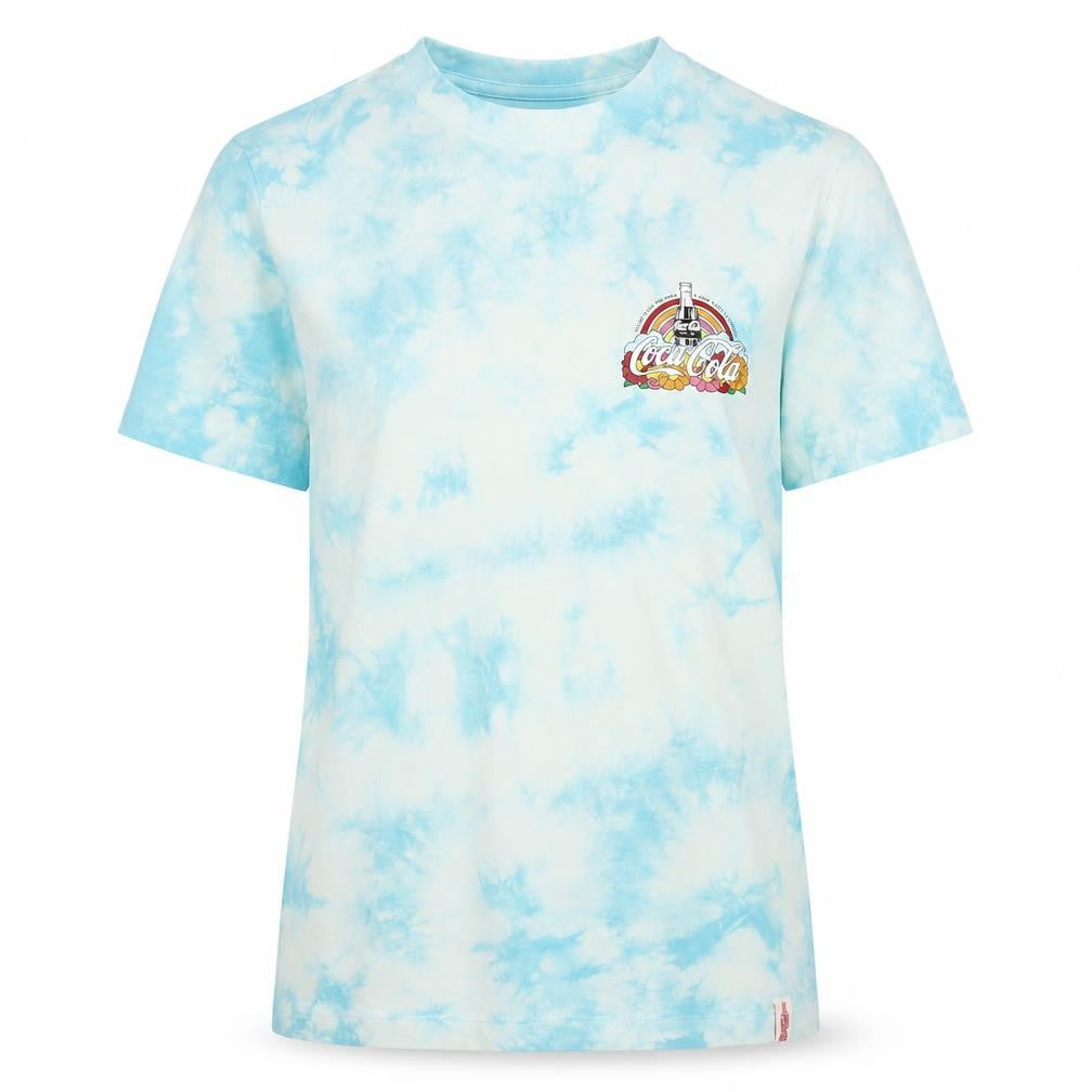 Coca-Cola Blue Retro T-Shirt, Unisex, M, Short Sleeve