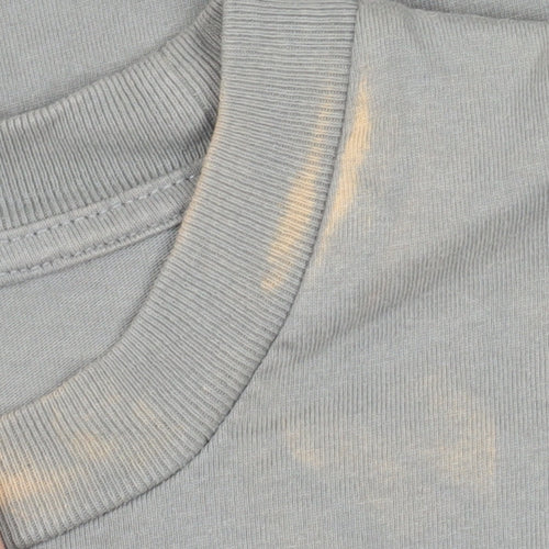 Carhartt Men's Grey S Cotton Crew Neck T-Shirt