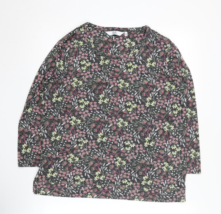 Isle Essentials Women's Multicoloured M Pullover Jumper