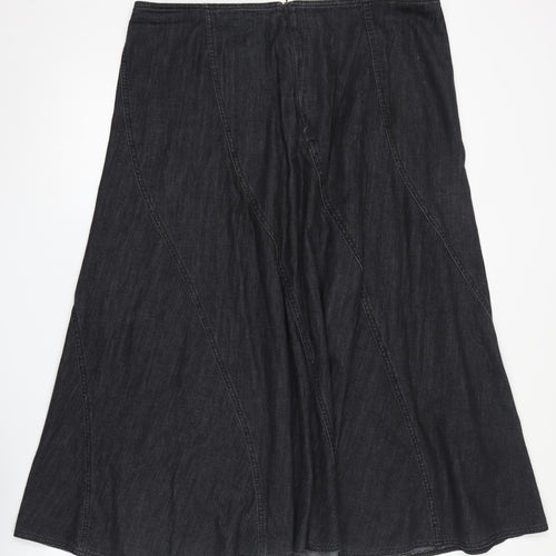 Marks & Spencer Women's Black A-Line Skirt Size 20