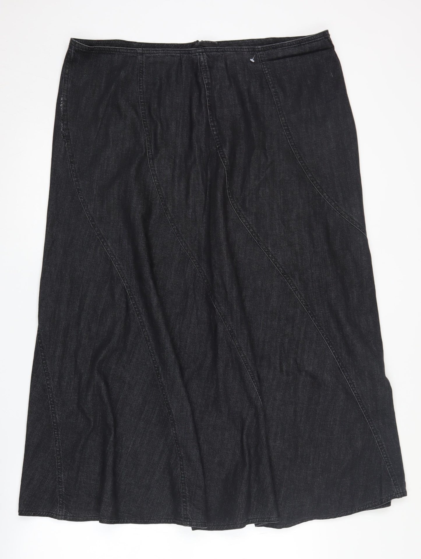 Marks & Spencer Women's Black A-Line Skirt Size 20