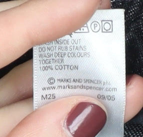 Marks & Spencer Women's Black A-Line Skirt Size 20