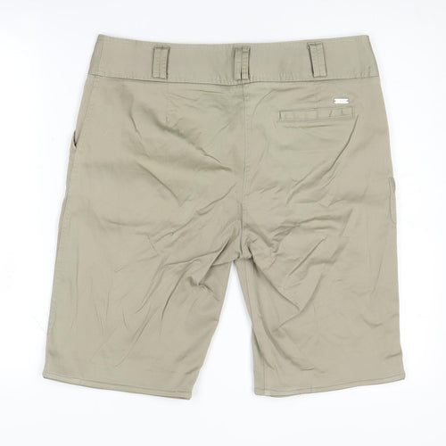 Lija Women's Beige Chino Shorts Size 14 with Pockets