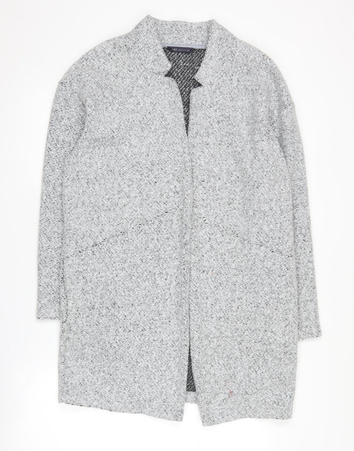 Marks and Spencer Women's Grey Long Sleeve Cardigan Size 12