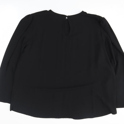 Bonmarché Black Plus Size Women's Blouse 22