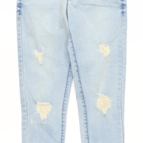Code Sixtyone Women's Blue Skinny Distressed Jeans Sz 30