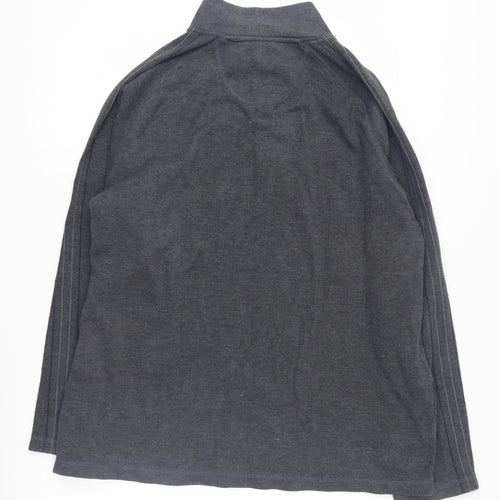 Maine New England Men's Grey 3XL 1/4 Zip Sweatshirt