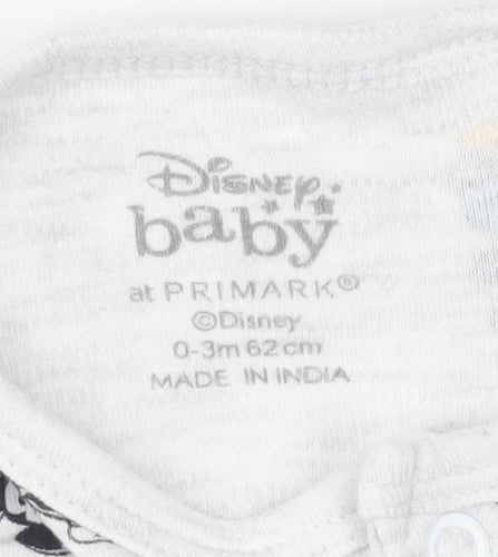 Disney Unisex Baby Playsuit 0-3M Multicoloured Babygrow