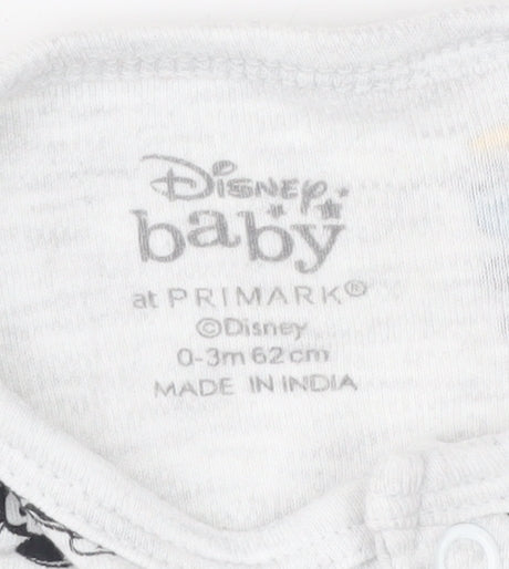 Disney Unisex Baby Playsuit 0-3M Multicoloured Babygrow