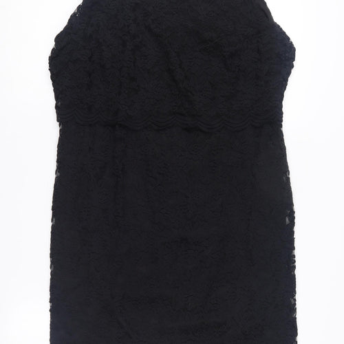 Roman Women's Black Sheath Dress, Size 18, Knee-Length