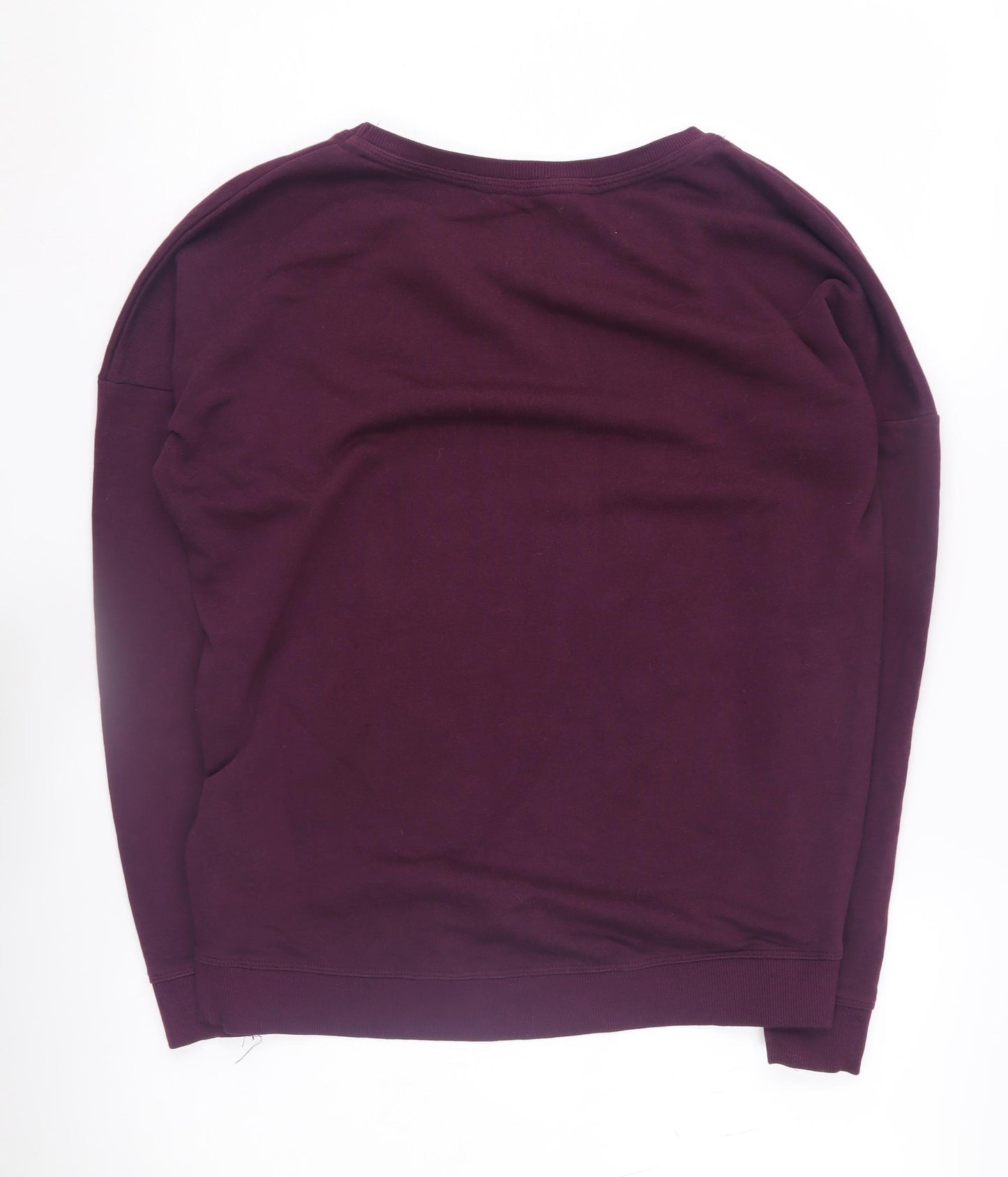New Look Women's Purple Crew Neck Hogwarts Sweatshirt Size 10