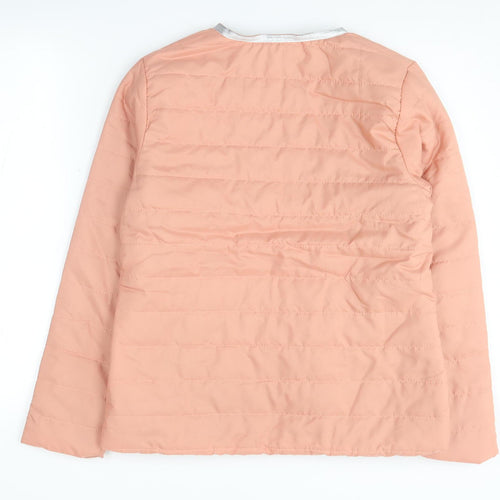 Damartex Women's Pink Puffer Jacket, Size 10