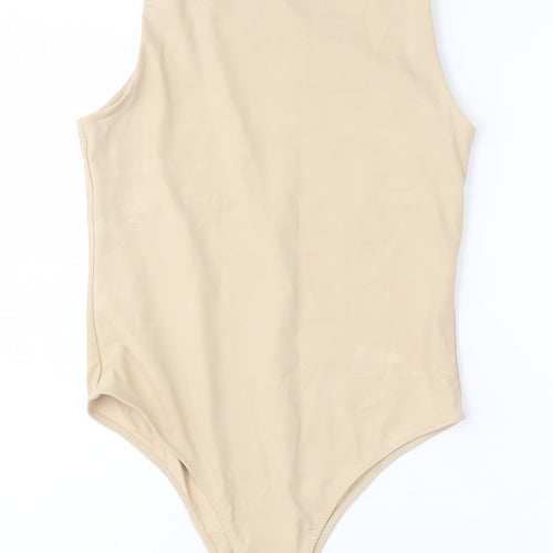 Michelle Keegan Beige Sleeveless Bodysuit UK 10 Women