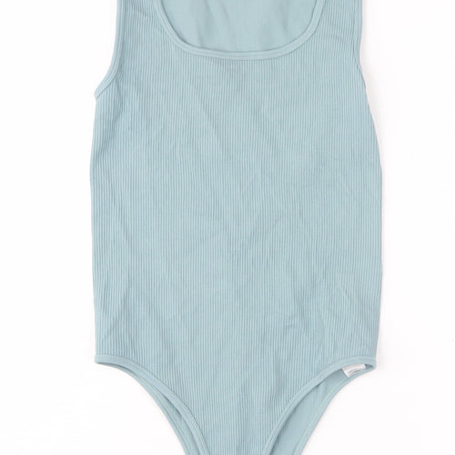 Michelle Keegan Women's Blue Bodysuit, M, Knit, Casual