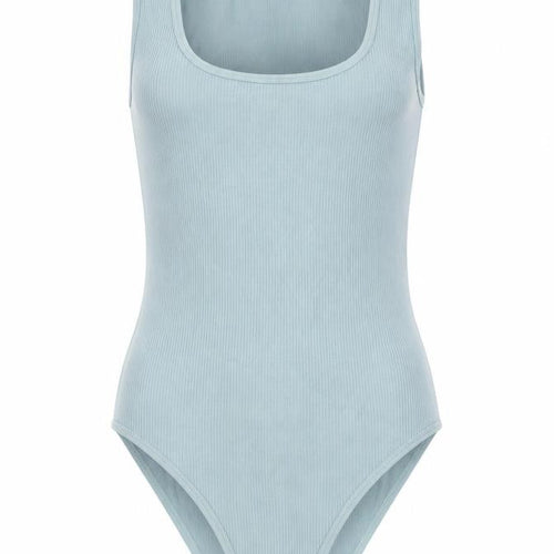 Michelle Keegan Women's Blue Bodysuit, M, Knit, Casual