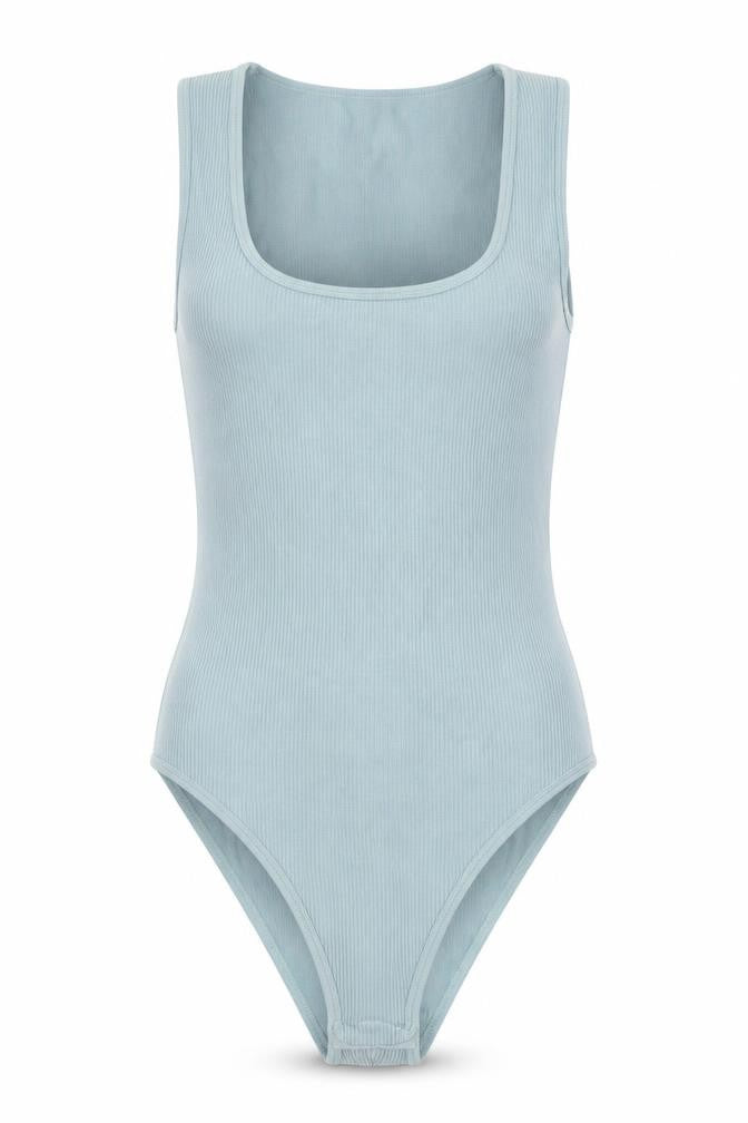 Michelle Keegan Women's Blue Bodysuit, M, Knit, Casual