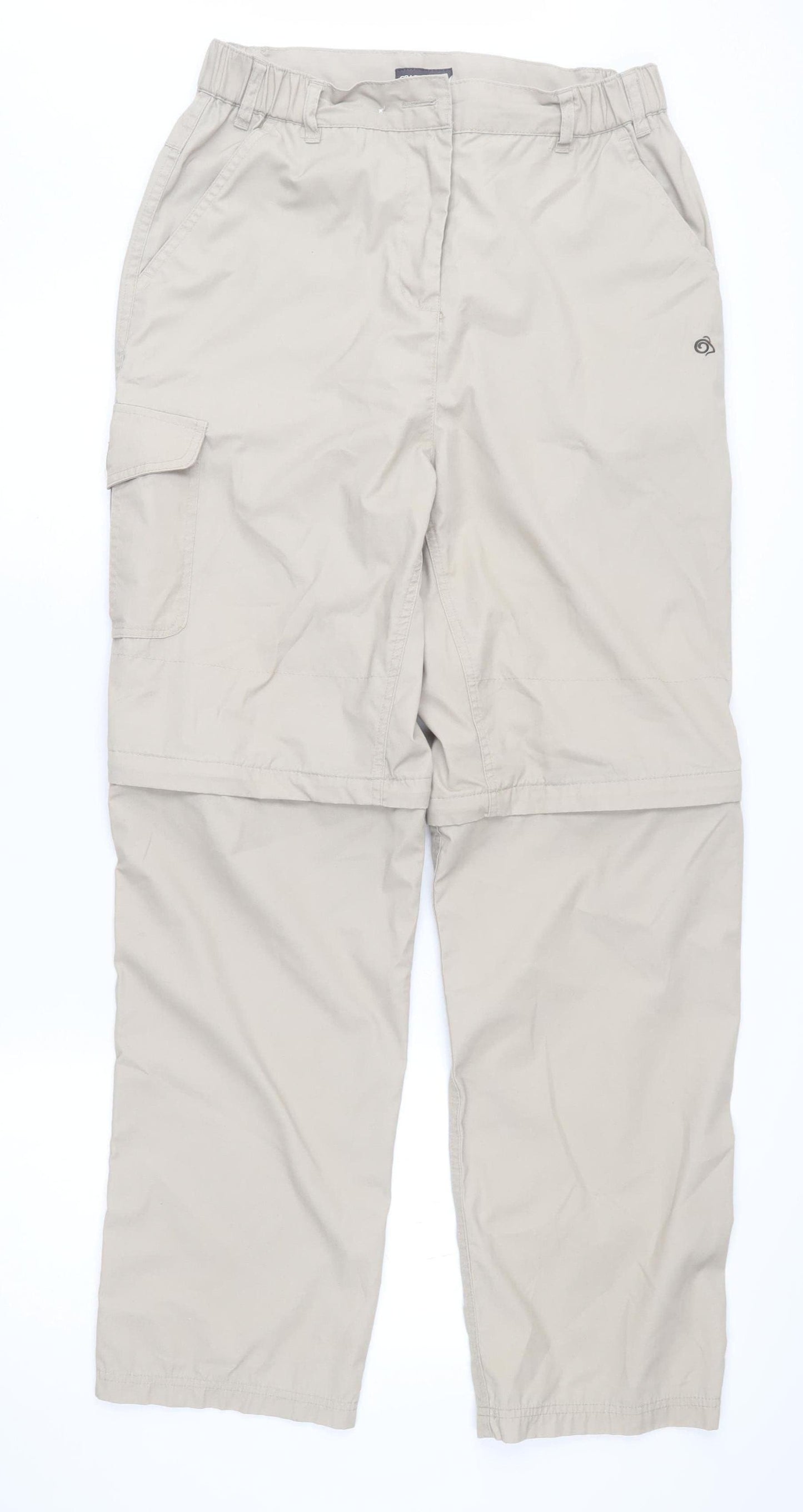 Craghoppers Women's Beige Cargo Trousers Size 12