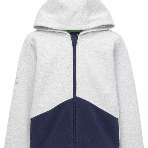 Mountain Warehouse Boys Grey and Blue Full Zip Hoodie 5-6 Years